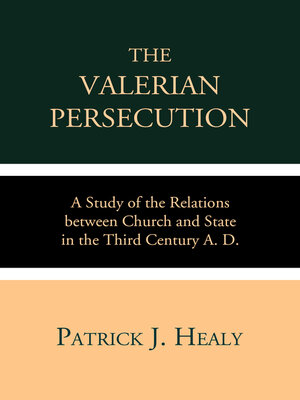 cover image of The Valerian Persecution